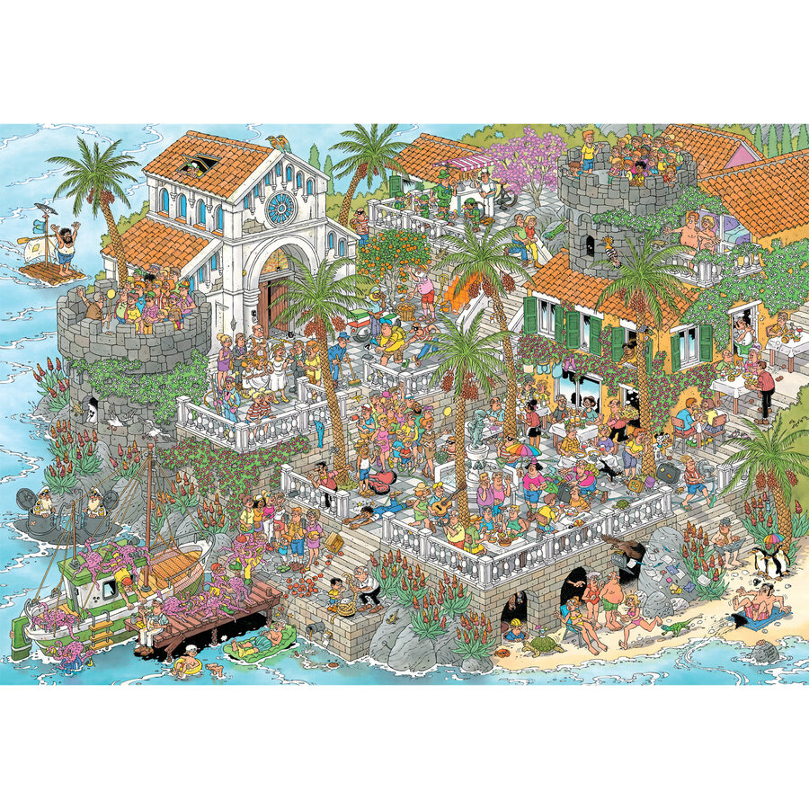 PRE-ORDER - Leve de Middellandse Zee! -  Jan van Haasteren - puzzel van 2000 stukjes-2