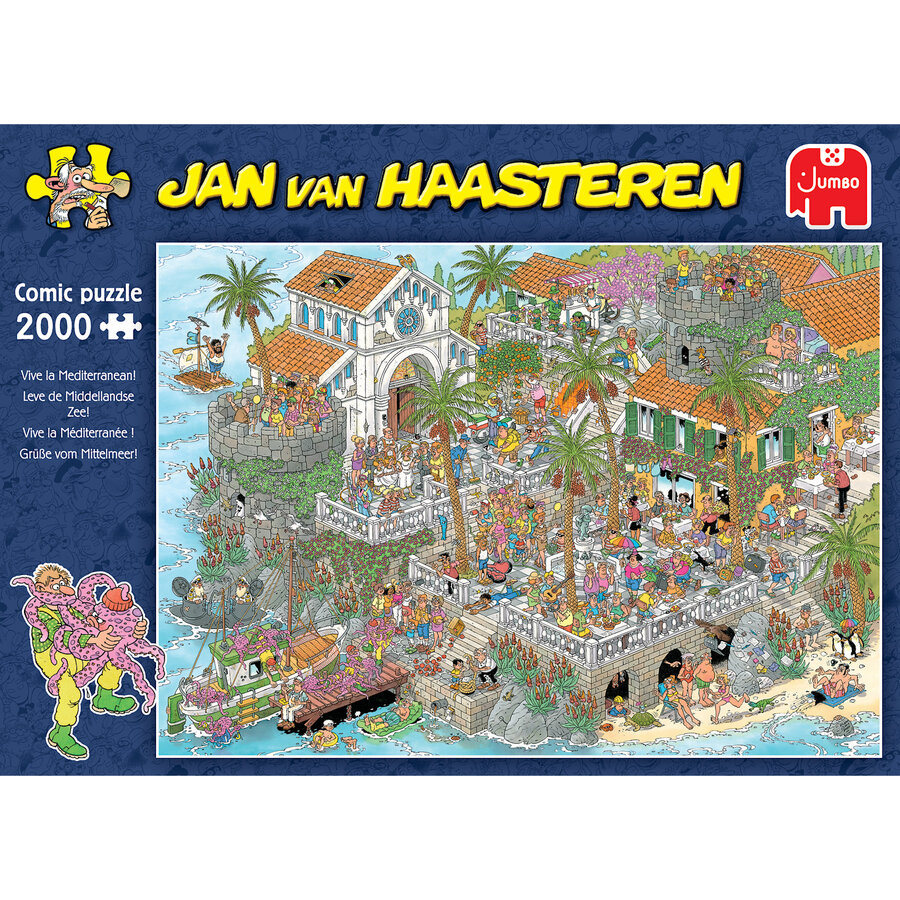 PRE-ORDER - Leve de Middellandse Zee! -  Jan van Haasteren - puzzel van 2000 stukjes-3
