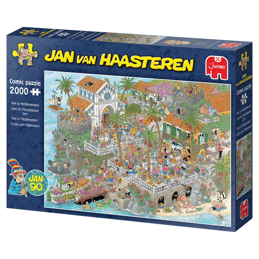 PRE-ORDER - Leve de Middellandse Zee! -  Jan van Haasteren - puzzel van 2000 stukjes-4