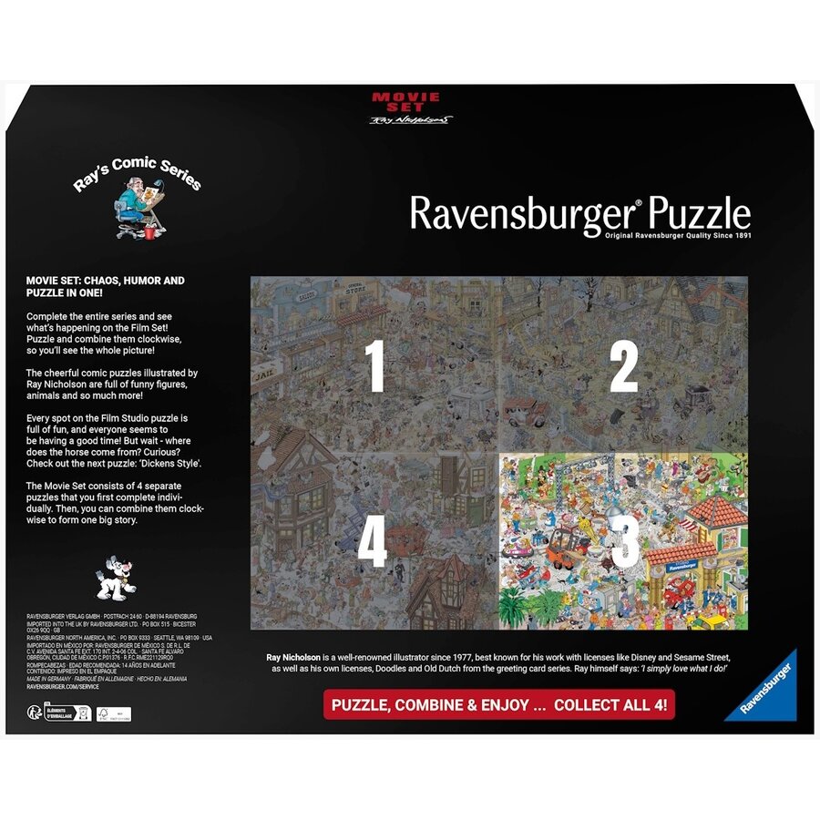 Dickens Style - Movie Set 4 - Ray Nicholson - puzzel van 1000 stukjes-2
