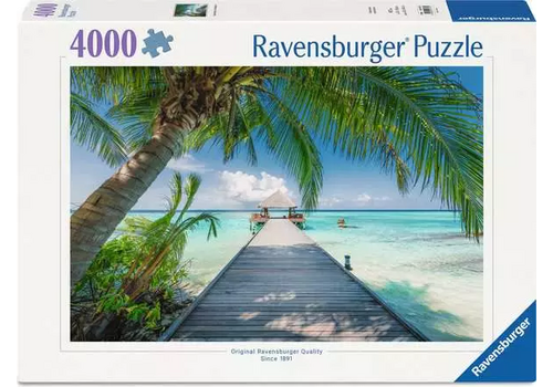 Ravensburger Plage de rêve aux Maldives - 4000 pièces 