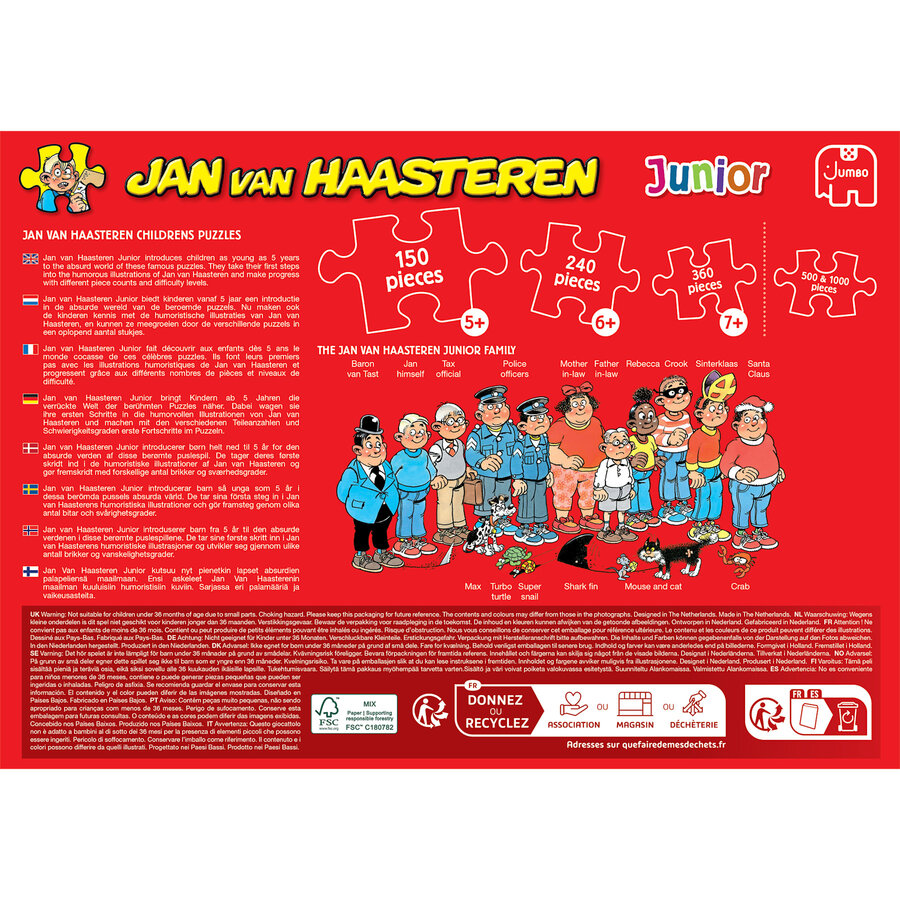 PRE-ORDER - Schoolkamp - Jan van Haasteren  - 360 stukjes-3