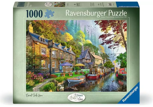  Ravensburger Canal side Lane - 1000 pieces 