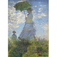 thumb-Vrouw met parasol - Claude Monet - puzzel van 1000 stukjes-2