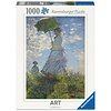 Ravensburger Vrouw met parasol - Claude Monet - puzzel van 1000 stukjes