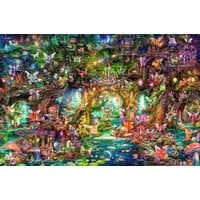 thumb-De Verborgen Wereld van de Elfjes - puzzel van 4000 stukjes-2
