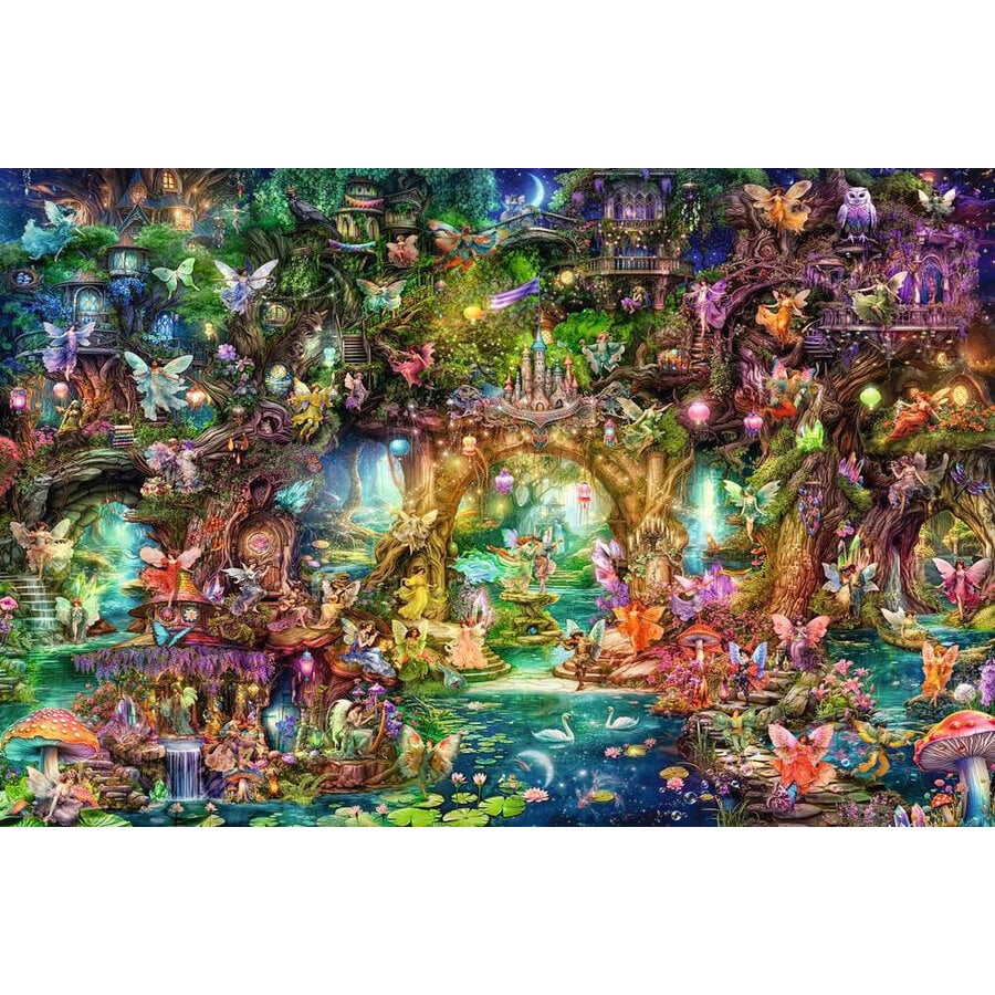 De Verborgen Wereld van de Elfjes - puzzel van 4000 stukjes-2