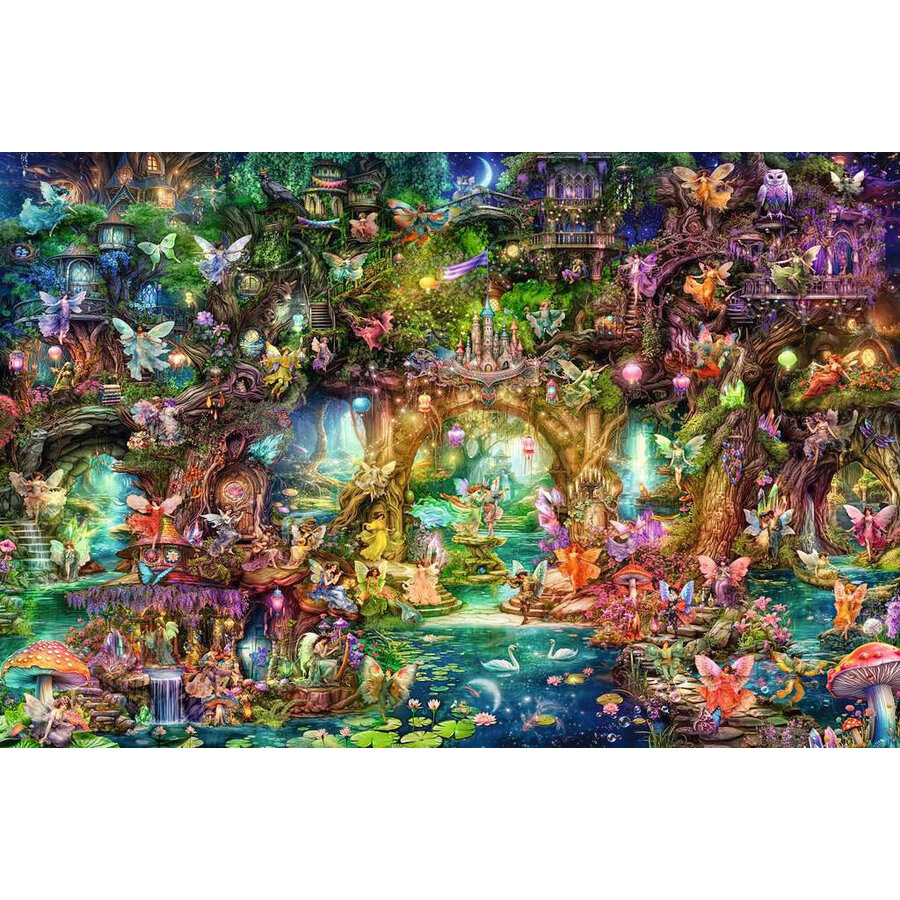 The Hidden World of the Elves - jigsaw puzzle of 4000 pieces-2