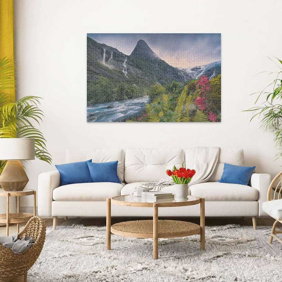 Stunning Mountain Vibes - jigsaw puzzle of 4000 pieces-4
