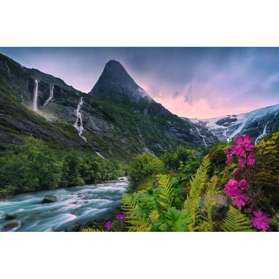 Stunning Mountain Vibes - jigsaw puzzle of 4000 pieces-2