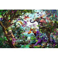 thumb-Tropische Draken - puzzel van 4000 stukjes-2