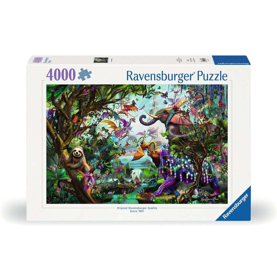 Tropische Draken - puzzel van 4000 stukjes-1