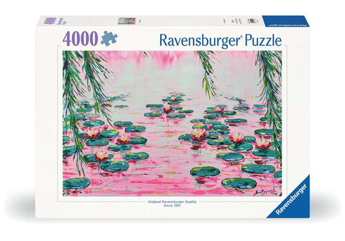  Ravensburger Roze Waterlelies - 4000 stukjes 