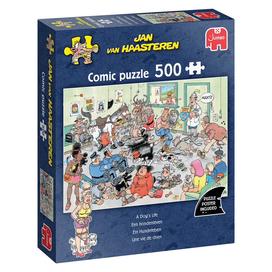 PRE-ORDER - Une Vie de Chien -  Jan van Haasteren - puzzle de 500 pièces-1