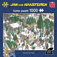 thumb-Kerstbomenmarkt - Jan van Haasteren - puzzel van 1000 stukjes-3