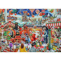 thumb-Christmas No.29 - Santa's Steam Train Grotto - 1000 pieces-2