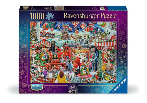  Ravensburger Noël No.29 - Train à Vapeur Grotte - 1000 pièces 