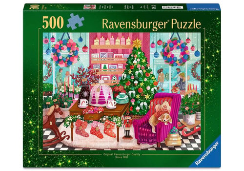  Ravensburger Kerstboetiek - 500 stukjes 