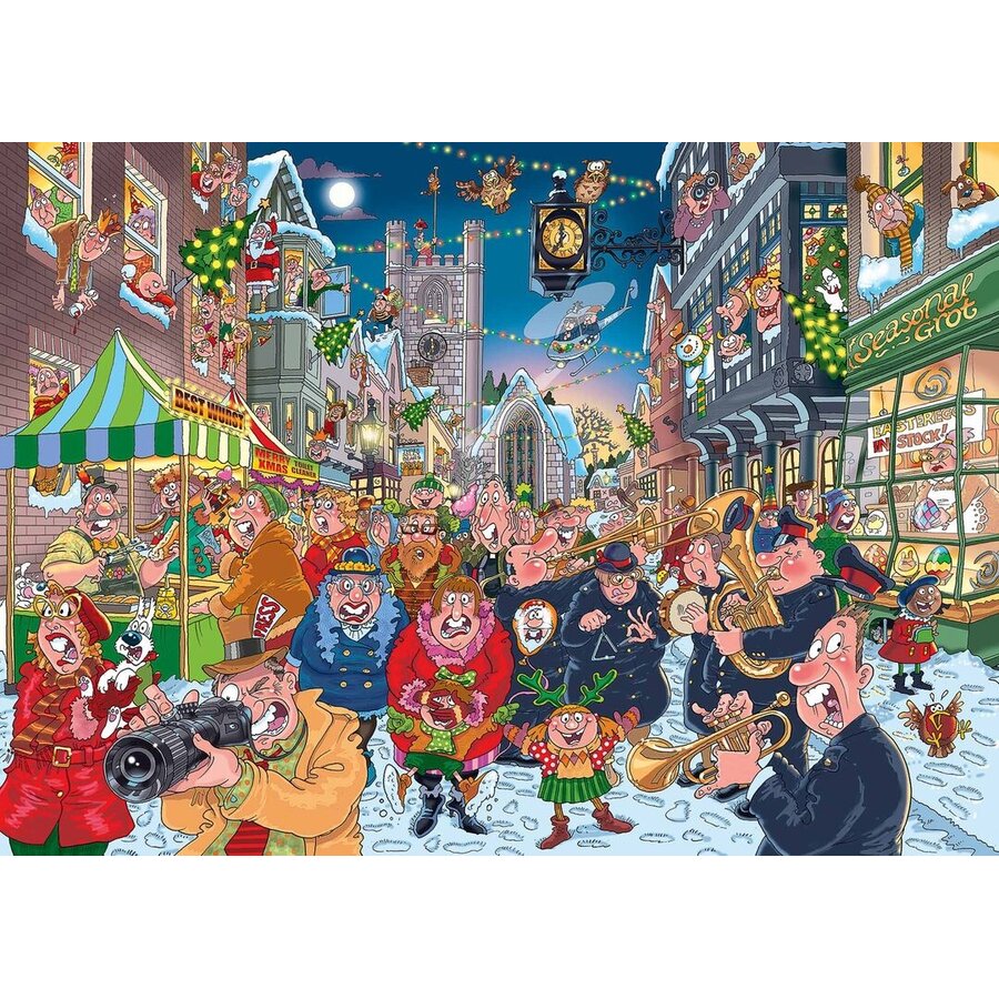 Wasgij Christmas 12 - The Big Turn On! - puzzle de 1000 pièces-2