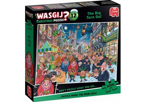  Jumbo Wasgij Christmas 12 - The Big Turn On! - 1000 pieces 