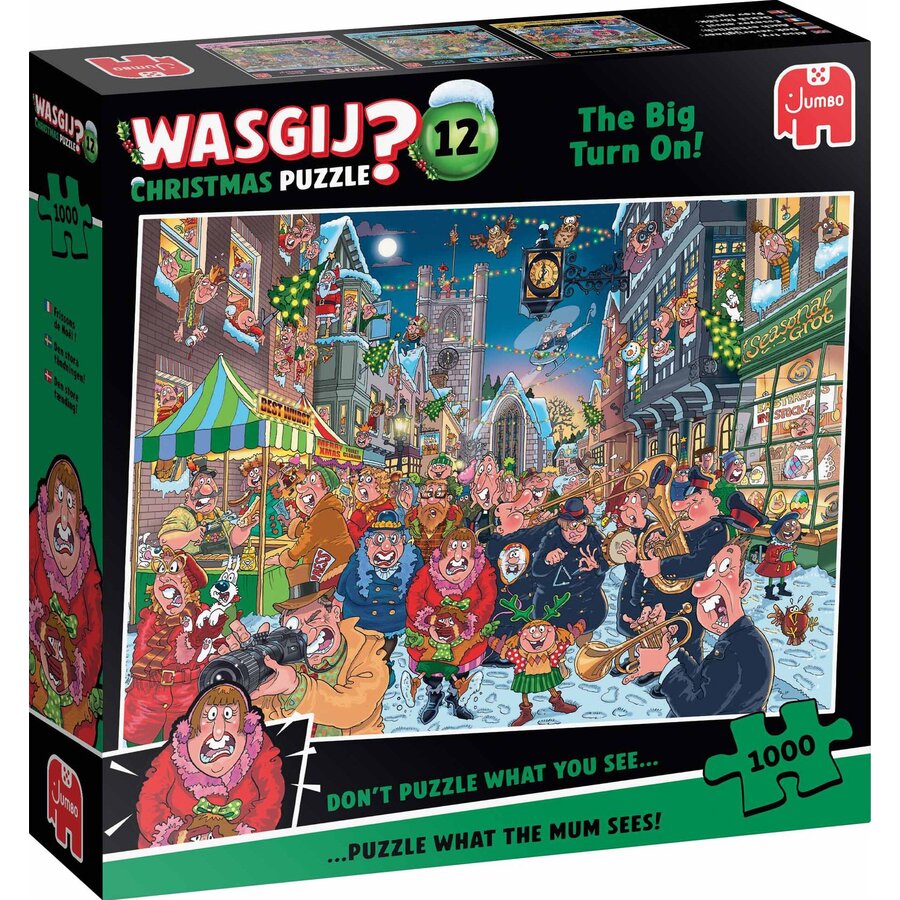 Wasgij Christmas 12 - The Big Turn On! - puzzle de 1000 pièces-1