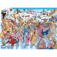 thumb-Wasgij Mystery 22 - Winter Games! - jigsaw puzzle of 1000 pieces-2