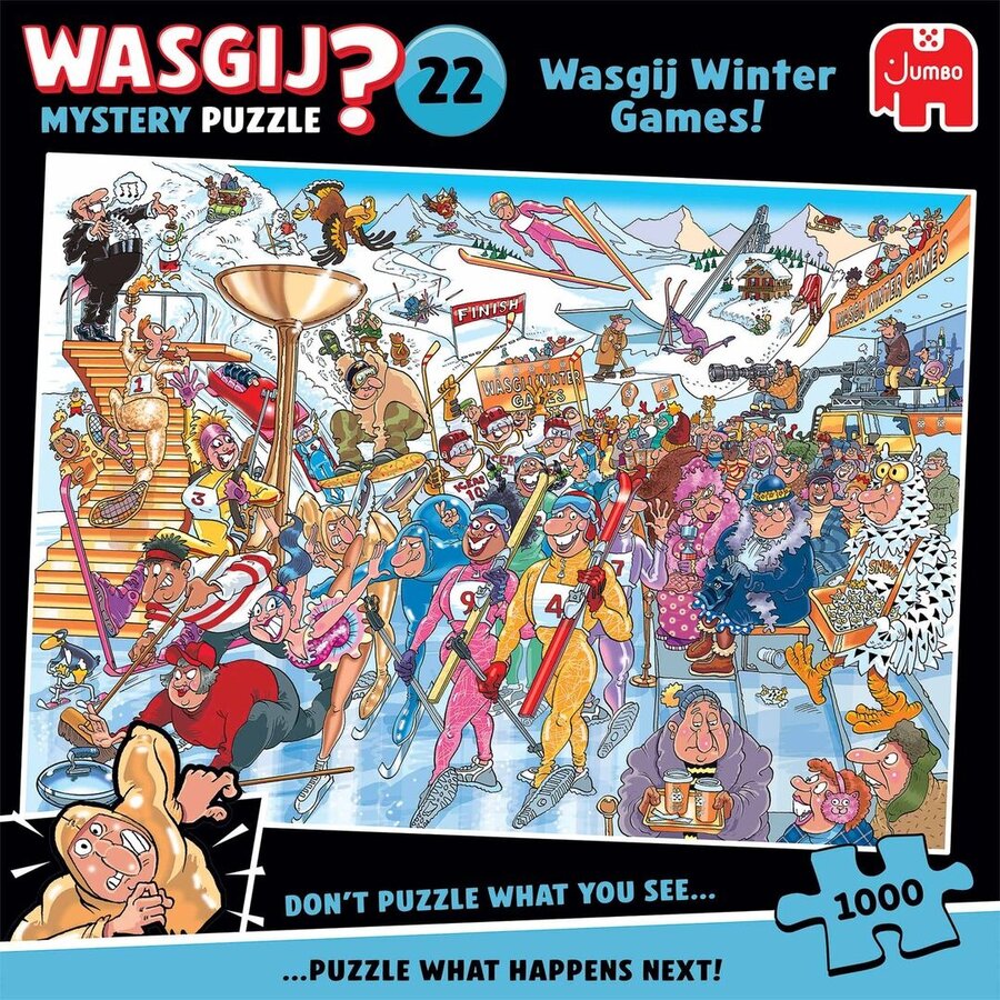 Wasgij Mystery 22 - Winter Games! - jigsaw puzzle of 1000 pieces-3