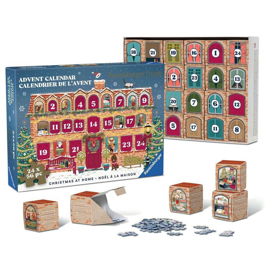 Ravensburger - Kerst Advent Kalender 2026 - 24 x 56 stukjes-2