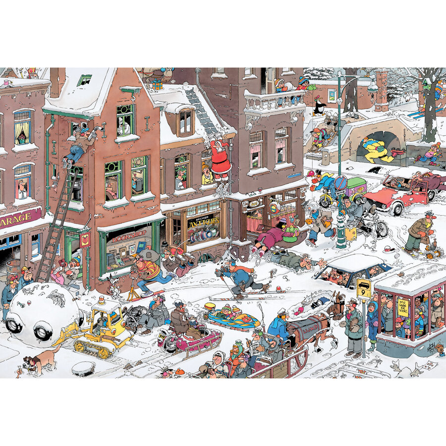 PRE-ORDER - Streetlife - Jan van Haasteren - puzzle of 3000 pieces-2