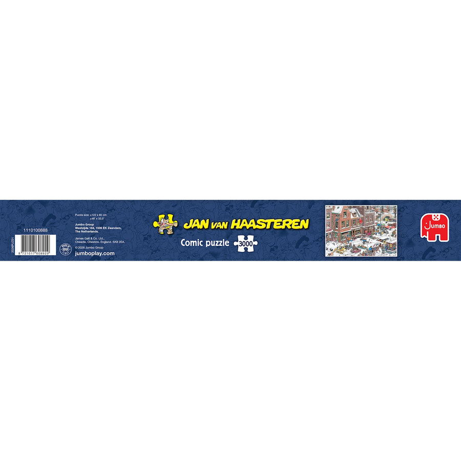PRE-ORDER - Sneeuwpret - Jan van Haasteren - puzzel van 3000 stukjes-6