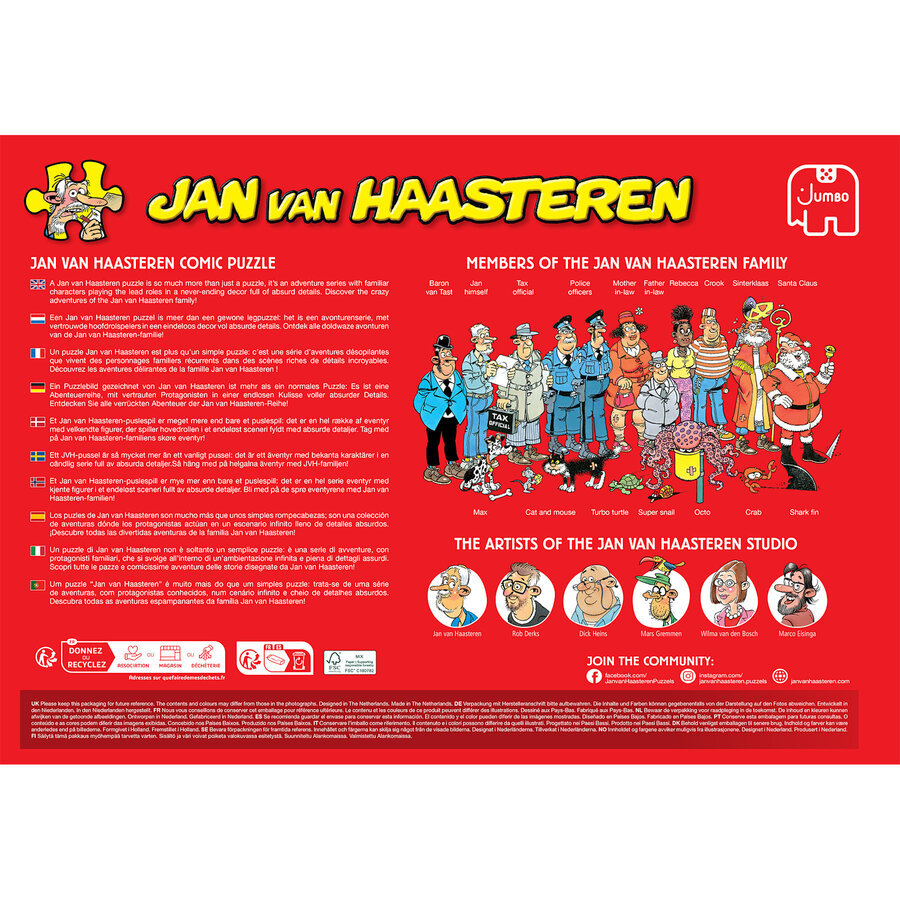 PRE-ORDER - Dans la Rue - Jan van Haasteren - puzzle de 3000 pièces-4