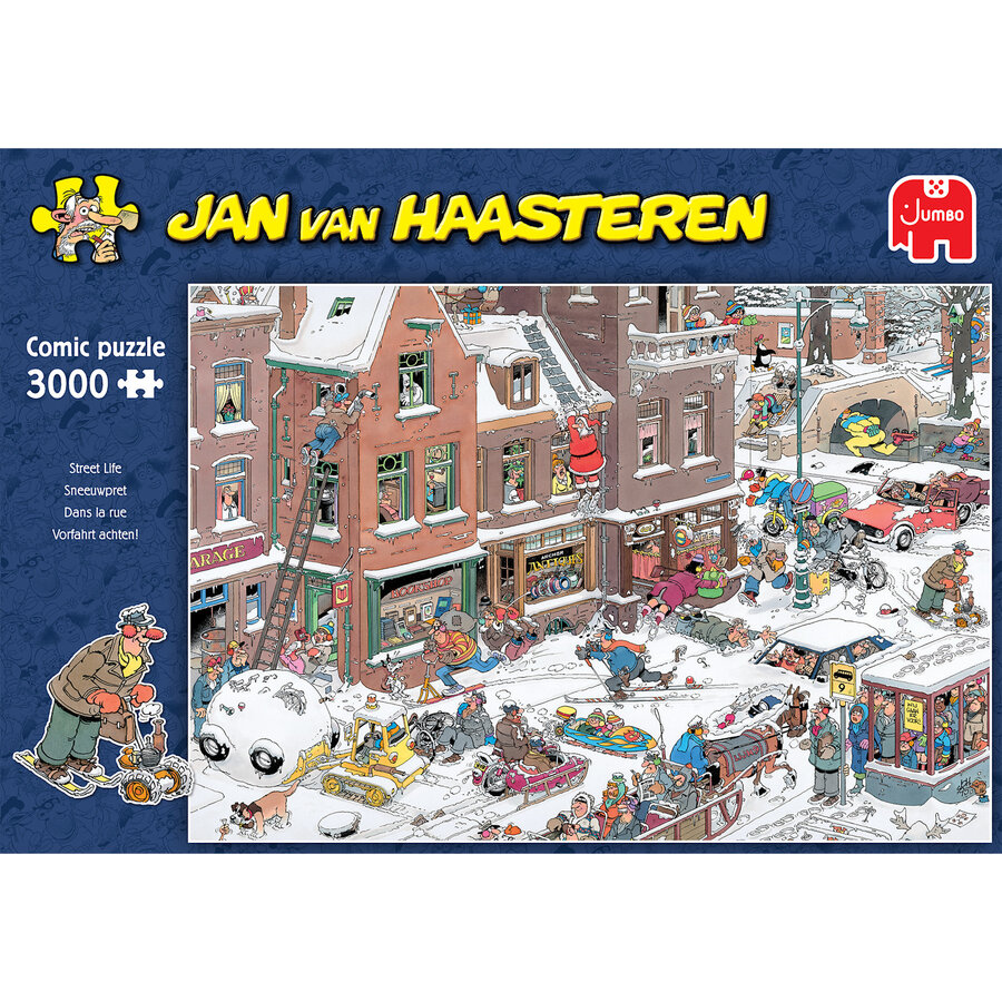 PRE-ORDER - Sneeuwpret - Jan van Haasteren - puzzel van 3000 stukjes-7