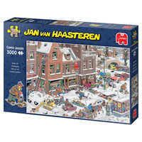 thumb-PRE-ORDER - Sneeuwpret - Jan van Haasteren - puzzel van 3000 stukjes-3