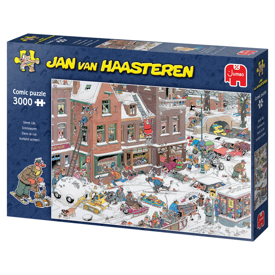 PRE-ORDER - Sneeuwpret - Jan van Haasteren - puzzel van 3000 stukjes-3