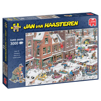 thumb-PRE-ORDER - Sneeuwpret - Jan van Haasteren - puzzel van 3000 stukjes-1