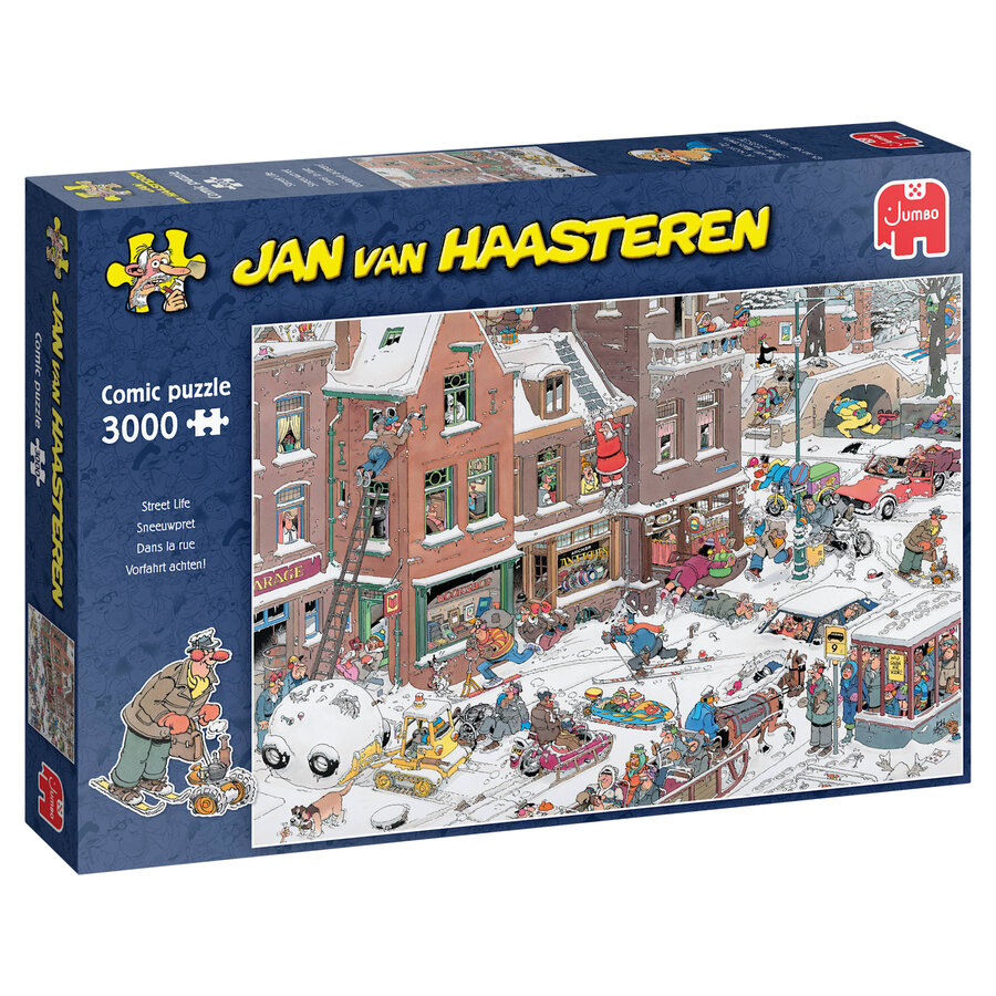 PRE-ORDER - Sneeuwpret - Jan van Haasteren - puzzel van 3000 stukjes-1