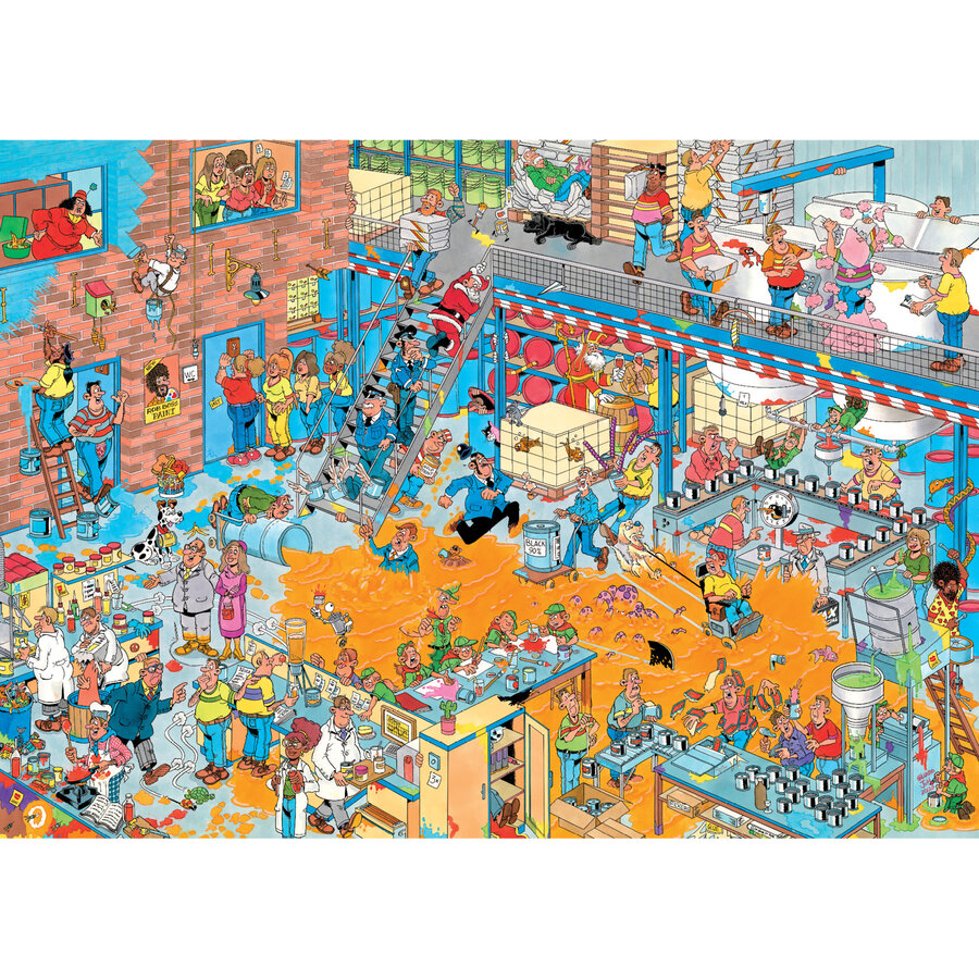 PRE-ORDER - Hop Hop Overal Sop & Een Kleurrijk Zooitje - Jan van Haasteren - 2x1000 stukjes-2