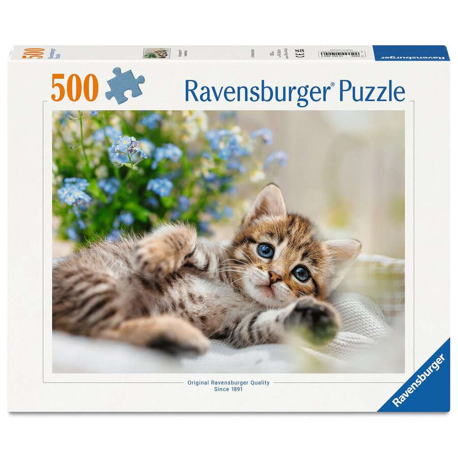 Adorable Chaton - puzzle de 500 pièces-1