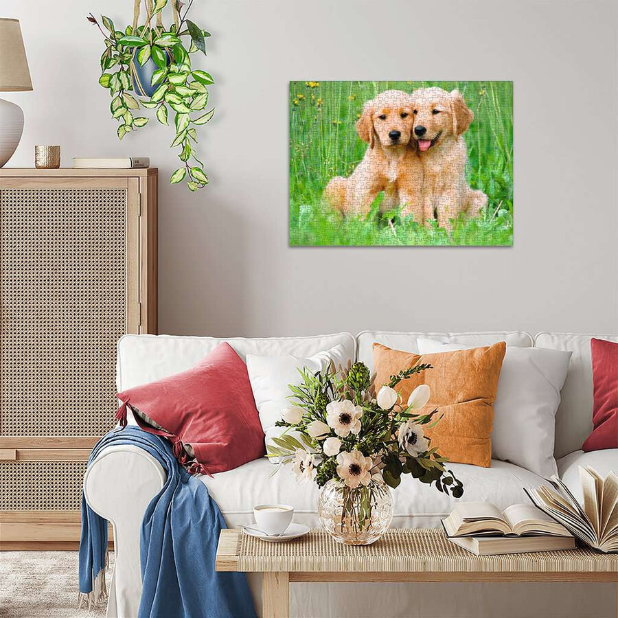 Golden Retriever Broers - puzzel van 500 stukjes-4