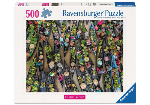  Ravensburger Drijvende Markt, Indonesië - 500 stukjes 