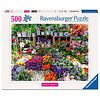Ravensburger Marché aux Fleurs, France - Colorful Markets - puzzle de 500 pièces