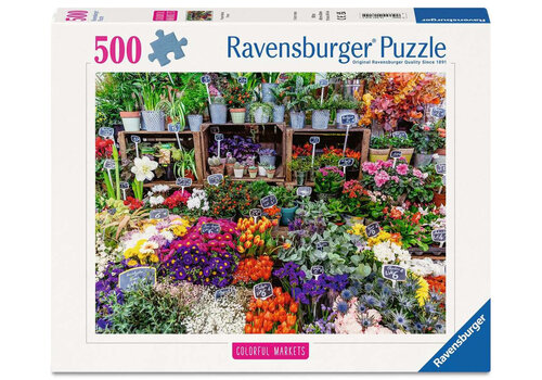  Ravensburger Marché aux Fleurs, France - 500 pièces 