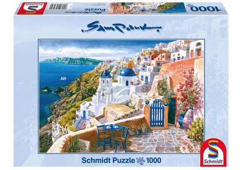  Schmidt View of the amazing Santorini - 1000 pieces 