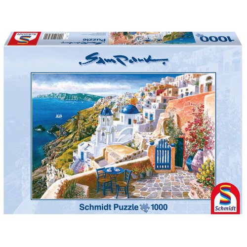  Schmidt View of the amazing Santorini - 1000 pieces 