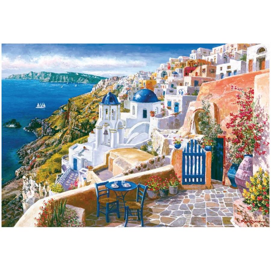 View of the amazing Santorini - 1000 pieces-2