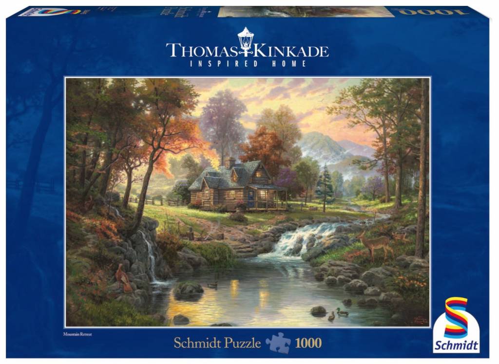 Schmidt Mountain rest - Thomas Kinkade - puzzle of 1000 pieces - Puzzles123