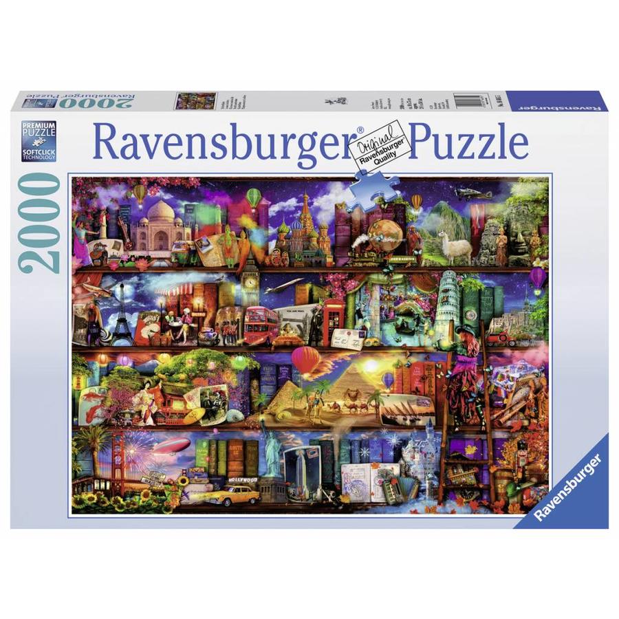 Wereld van de boeken - Aimée Stewart - legpuzzel van 2000 stukjes-1