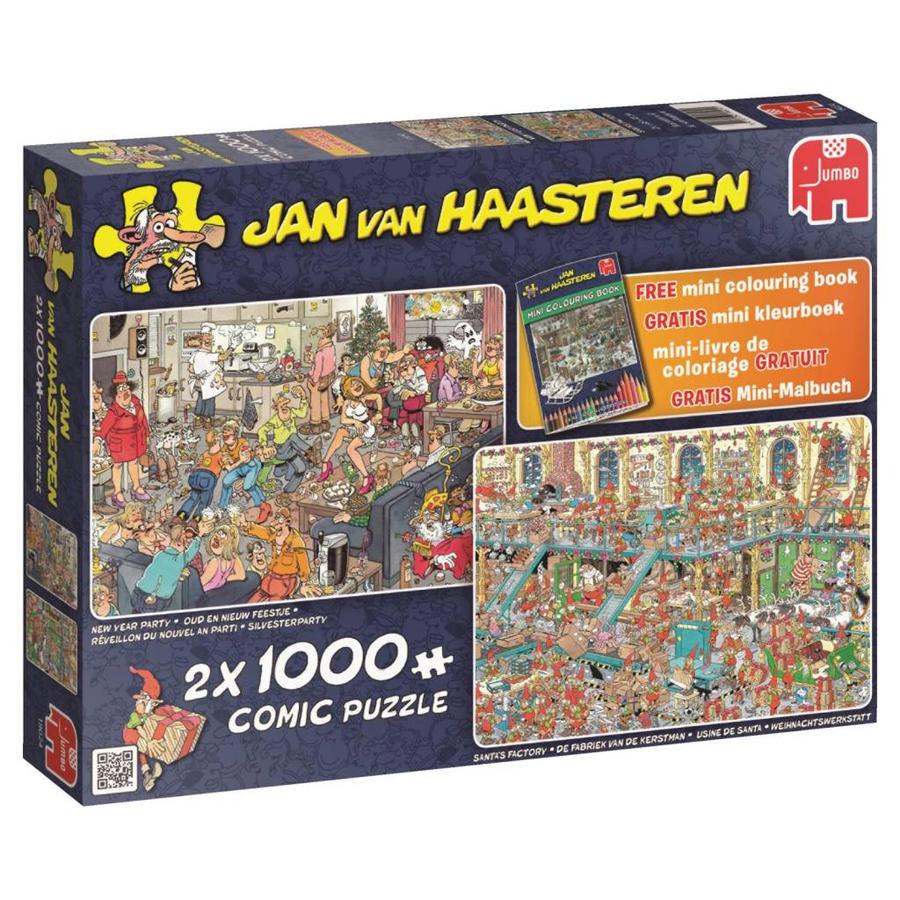 Fijne feestdagen - JvH - 2 x 1000 stukjes-1