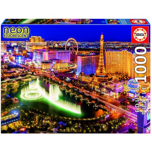  Educa Las Vegas - Glow in the Dark - 1000 pièces 