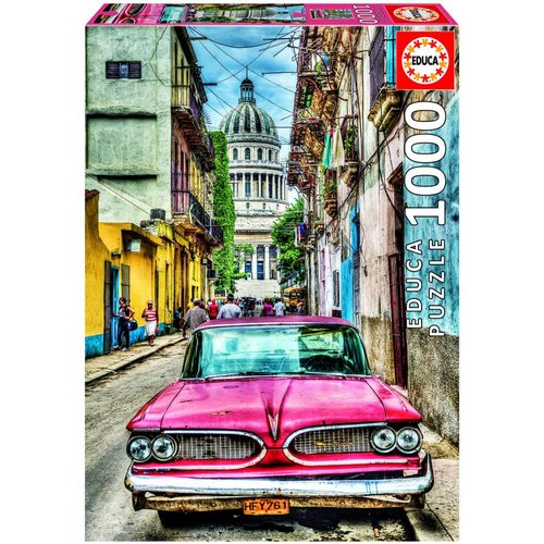  Educa Oldtimer in Havana - 1000 pieces 